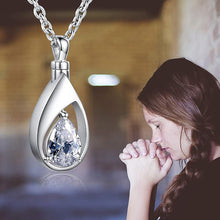 Load image into Gallery viewer, Tears Pendant Women&#39;s Water Drop Light Luxury Design Necklace
