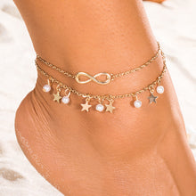 Load image into Gallery viewer, Fashion Bohemian Tassel Pearl Anklet
