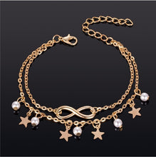 Load image into Gallery viewer, Fashion Bohemian Tassel Pearl Anklet
