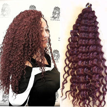 Load image into Gallery viewer, New Chemical Fiber Wig 20Inch Deep Wave
