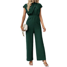 Load image into Gallery viewer, Women&#39;s Sleeveless Pleated Collar Jumpsuit
