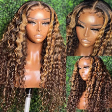 Load image into Gallery viewer, P427 13x6 Water Wave Lace Front Human Hair Wigs
