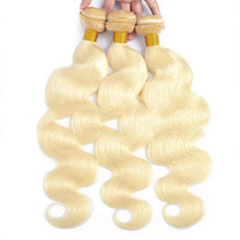 Load image into Gallery viewer, Simulated Human Hair Body Wave Curtain 613 Wig Snake Wavy High Temperature Silk
