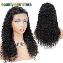 Load image into Gallery viewer, Brazilian Kinky Curly Lace Front Human Hair Wigs
