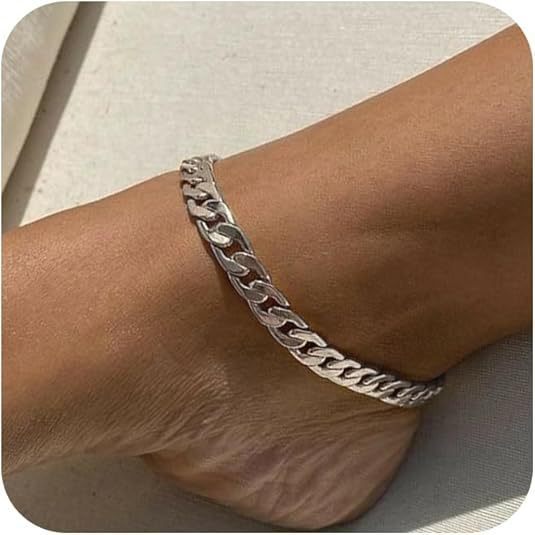 Classic Double Layer Twin Minimalist Personality Daily Beach Vacation Style Anklet