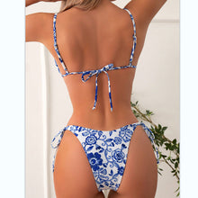 Load image into Gallery viewer, Bikini Floral Swimsuit Women&#39;s Vintage Print

