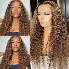 Load image into Gallery viewer, P427 13x6 Water Wave Lace Front Human Hair Wigs
