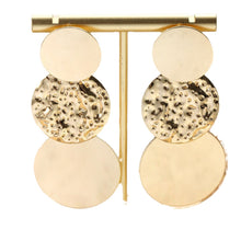 Load image into Gallery viewer, Simple Exaggerated Temperamental High Sense Round Ring Earrings Women
