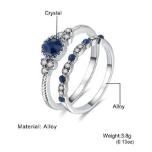 Load image into Gallery viewer, Fashion Double Circle Suit Female Ring
