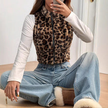 Load image into Gallery viewer, Women&#39;s Leopard Vest Fashion Cool Top
