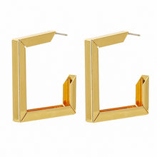 Load image into Gallery viewer, Simple Square Personalized Fashion Match Diamond Geometric Earrings
