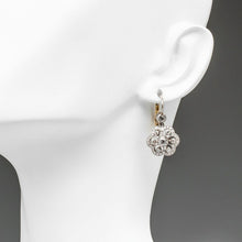 Load image into Gallery viewer, Fashion Two-tone Flower Drop Exquisite Gorgeous Diamond Earrings
