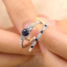 Load image into Gallery viewer, Fashion Double Circle Suit Female Ring
