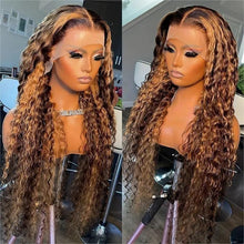 Load image into Gallery viewer, P427 13x6 Water Wave Lace Front Human Hair Wigs

