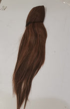 Load image into Gallery viewer, Black long straight hair wig cover
