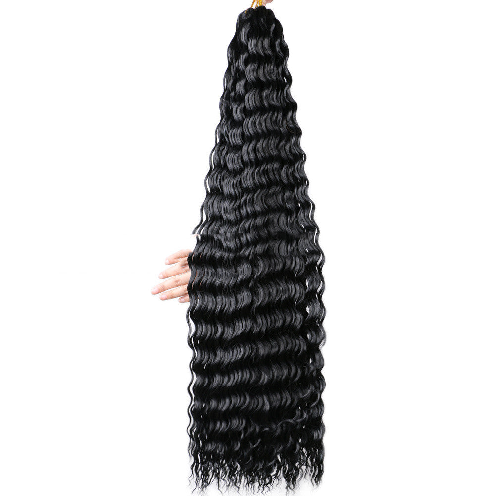 Chemical Fiber Wig Crochet Deep Curve 32inch