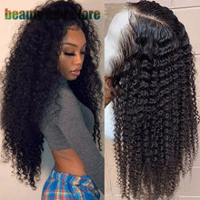 Load image into Gallery viewer, Brazilian Kinky Curly Lace Front Human Hair Wigs

