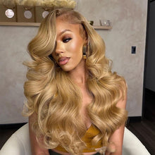 Load image into Gallery viewer, Human Hair Wig Front Lace All Real Hair 13 X4 Headgear

