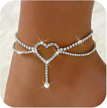 Load image into Gallery viewer, Classic Double Layer Twin Minimalist Personality Daily Beach Vacation Style Anklet
