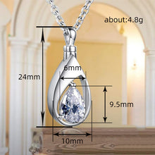 Load image into Gallery viewer, Tears Pendant Women&#39;s Water Drop Light Luxury Design Necklace
